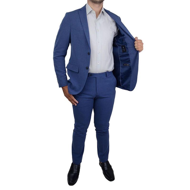 COSTUME NATIONAL コスチュームナショナル　ネイビースーツ　44 Costume Masculino Navaratti Terno Comfort Azul Cobalto TRN06
